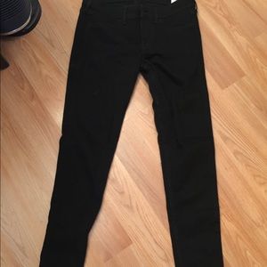 Black jeans.  Hollister
